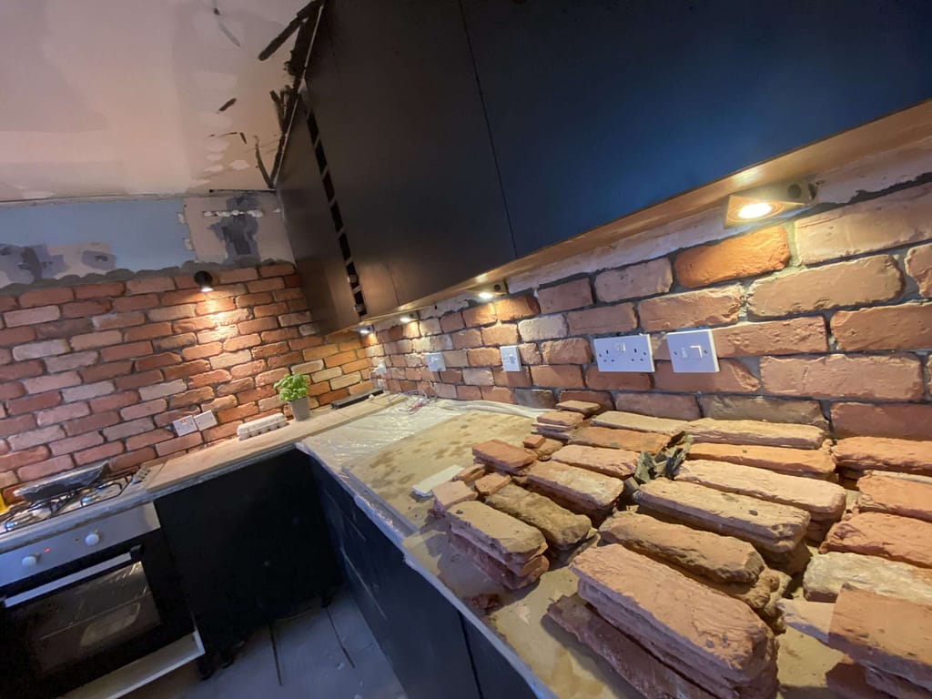 faux brick wall scotland