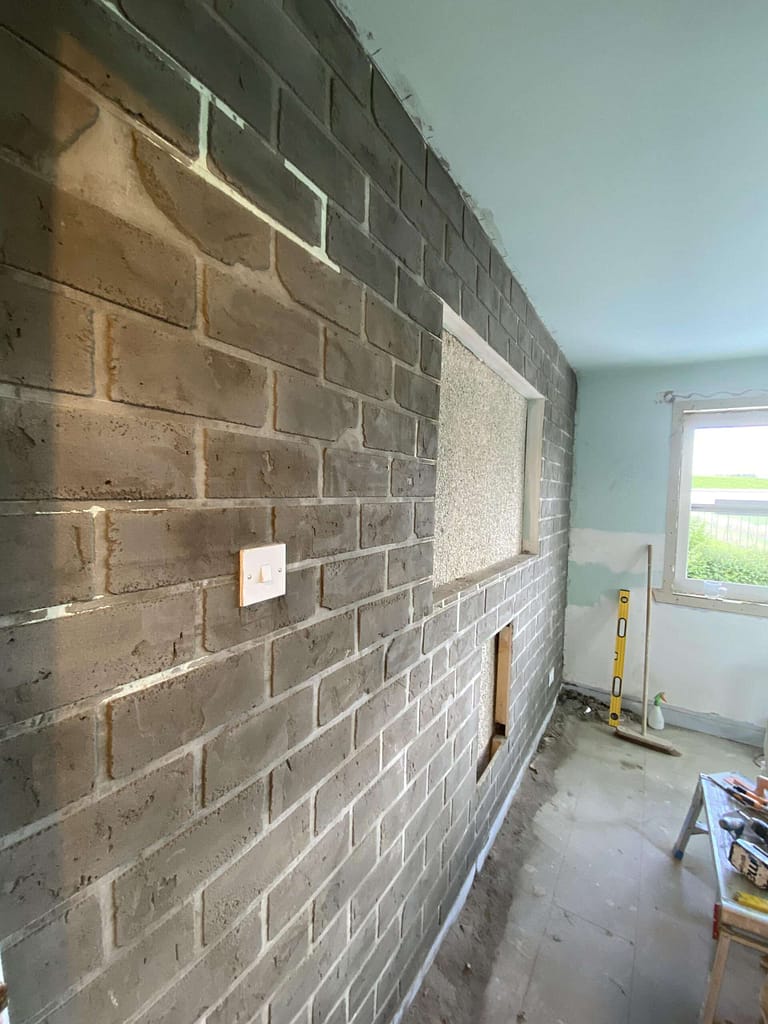 Brick effect render Perth,Edinburgh, Dundee, fife