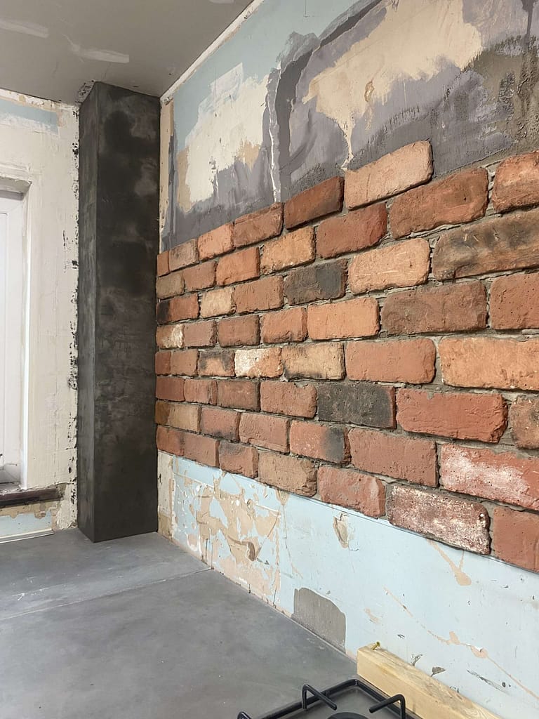 Faux brick wall perth, edinburgh